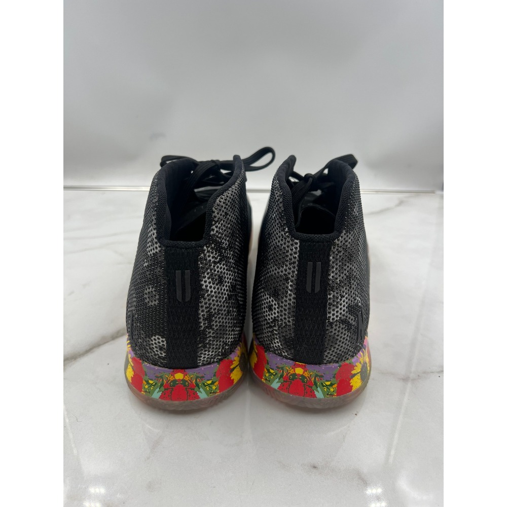 NOBULL Court Mid-Top Shoe Men 16 Women 17.5 Black White Floral SuperFabric  NWT - Picture 3 of 15